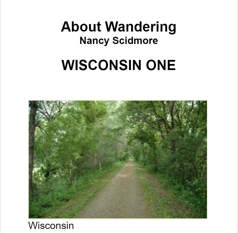 WISCONSIN ONE *** About Wandering series *** (eBook) DIGITAL BOOK